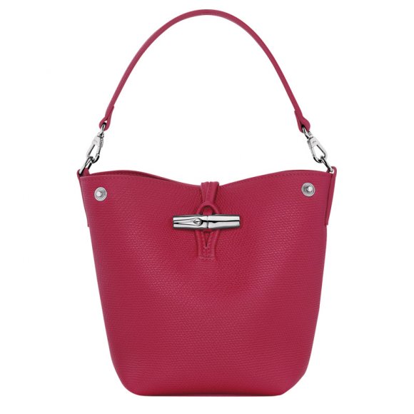 Longchamp |Le Roseau XS Beuteltasche, Beetroot – Leder |Beetroot