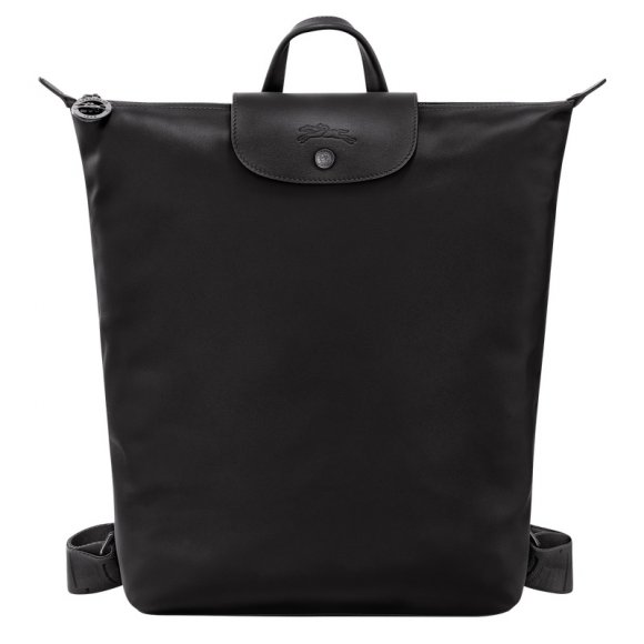 Longchamp |Le Pliage Xtra M Rucksack, Schwarz – Leder |Schwarz