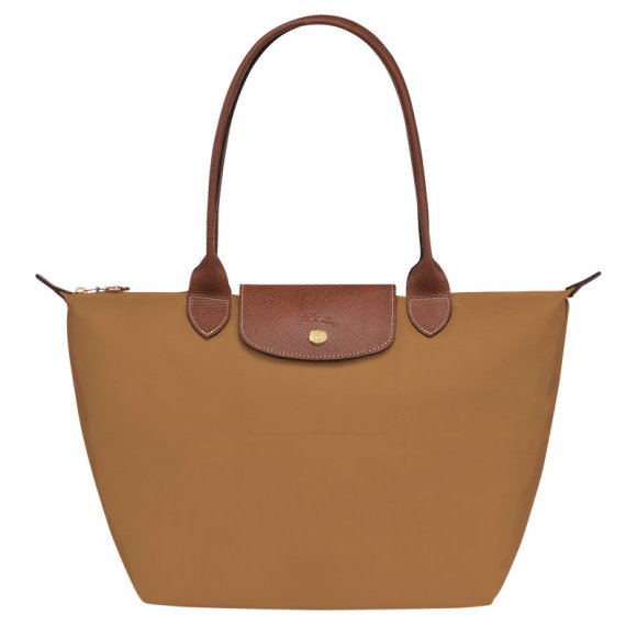Longchamp |Le Pliage Original M Tragetasche Rehbraun – Recyceltes Canvas |Rehbraun