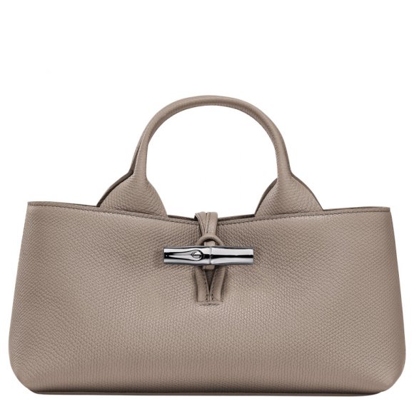 Longchamp |Le Roseau S Handtasche, Ton – Leder |Clay