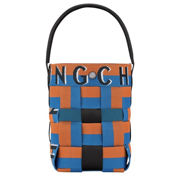 Longchamp |Re-Play XS Beuteltasche Zeder/Walnuss – Canvas |Zeder/Walnuss