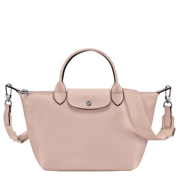 Longchamp |Le Pliage Xtra S Handtasche, Nude – Leder |Nude