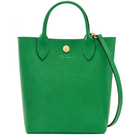 Longchamp |Pure XS Tote Bag, Grün – Leder |Grün