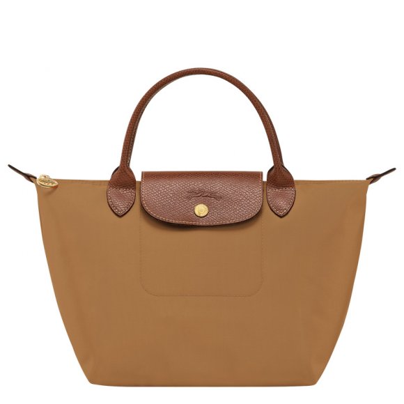 Longchamp |Le Pliage Original S Handtasche Rehbraun – Recyceltes Canvas |Rehbraun