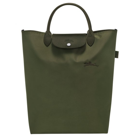Longchamp |Le Pliage Green M Einkaufstasche Forest - Canvas |Wald