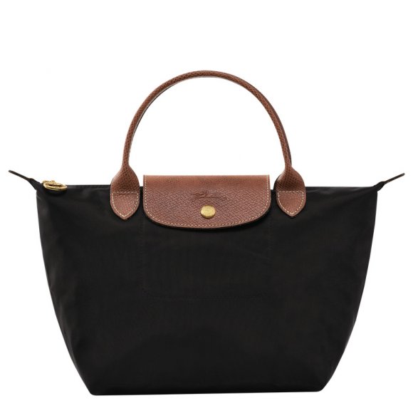 Longchamp |Le Pliage Original S Handtasche Schwarz – Recyceltes Canvas |Schwarz