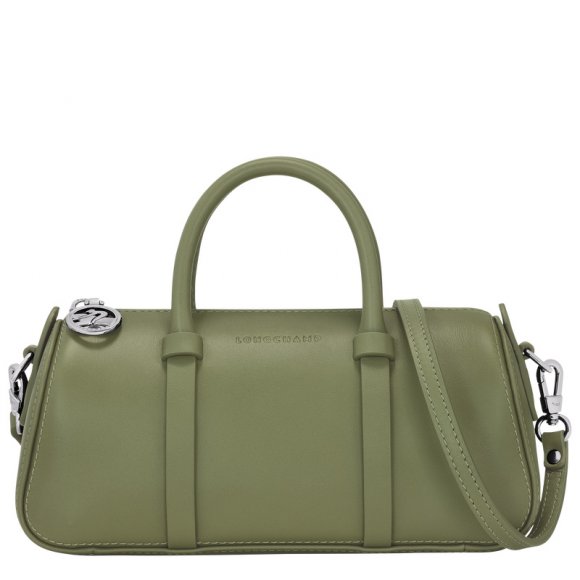 Longchamp |Daylong S Handtasche, Lorbeer – Leder |Laurel