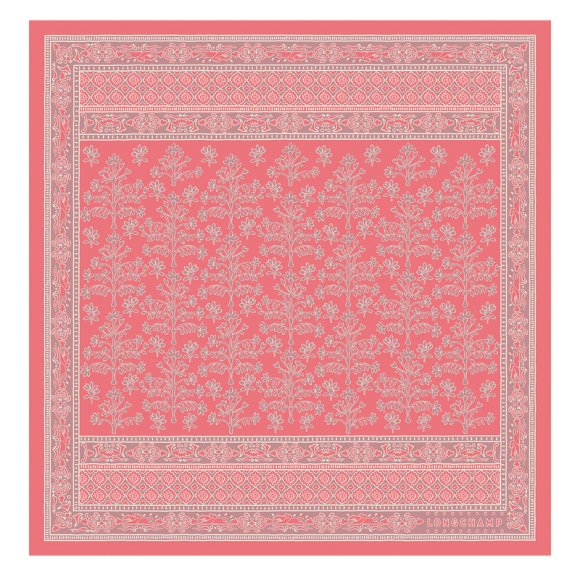 Longchamp |Lebensbaum Seidenschal 50 Tomate – SONSTIGES |Tomate