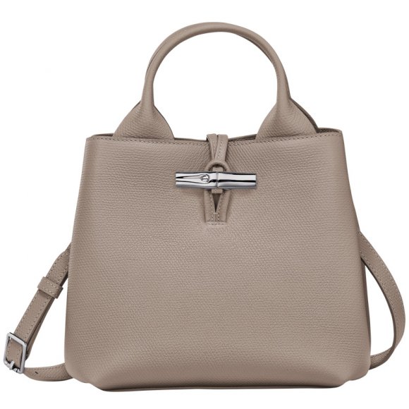 Longchamp |Le Roseau S Handtasche, Ton – Leder |Clay