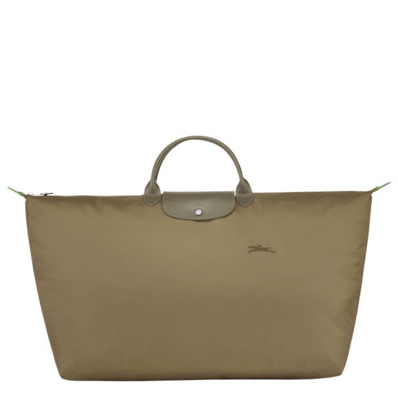 Longchamp |Le Pliage Grüne XL Reisetasche Artischocke – Recyceltes Canvas |Artischocke