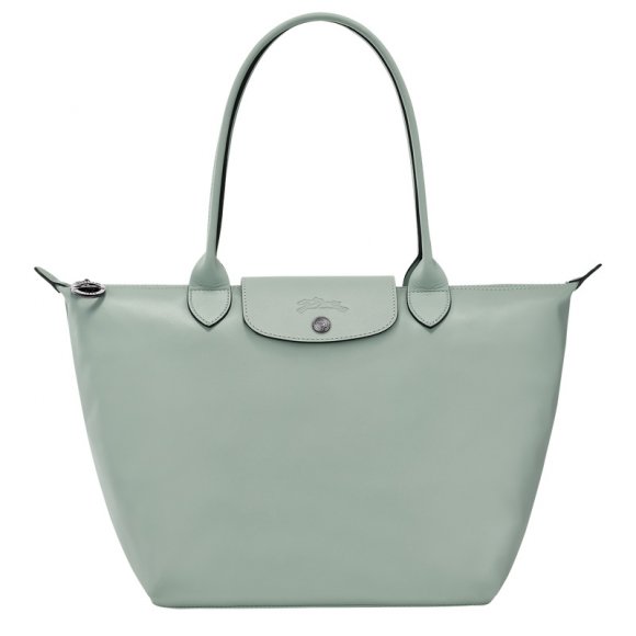 Longchamp |Le Pliage Xtra M Tote Bag, Eisenhut – Leder |Eisenkraut