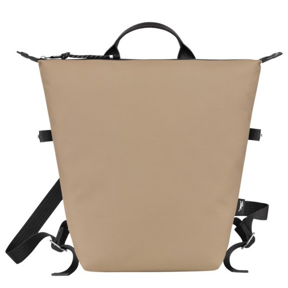 Longchamp |Le Pliage Energy L Rucksack, Ton – Recyceltes Canvas |Clay