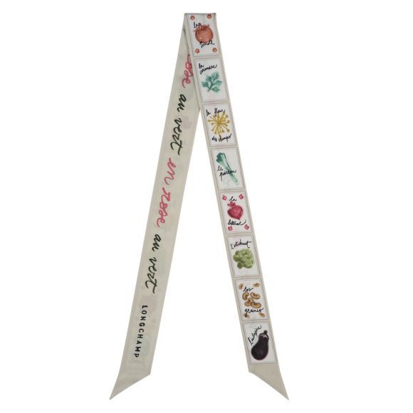 Longchamp |Rosa-grünes Stirnbandpapier – SONSTIGES |Papier