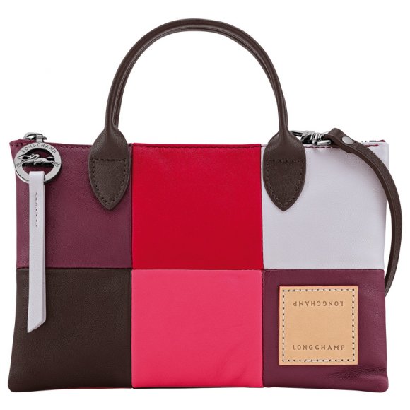 Longchamp |Re-play XS Handtasche, Aubergine – Leder |Aubergine
