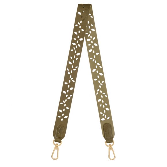 Longchamp |Vgtal Schultergurt Artischocke – Leder |Artischocke