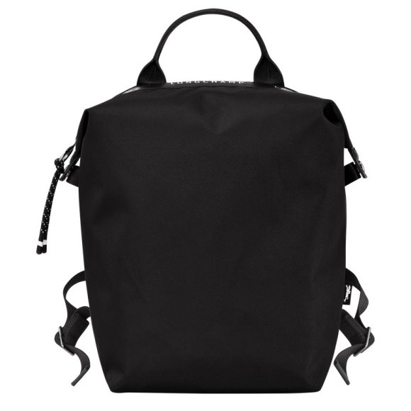 Longchamp |Le Pliage Energy L Rucksack Schwarz – Recyceltes Canvas |Schwarz