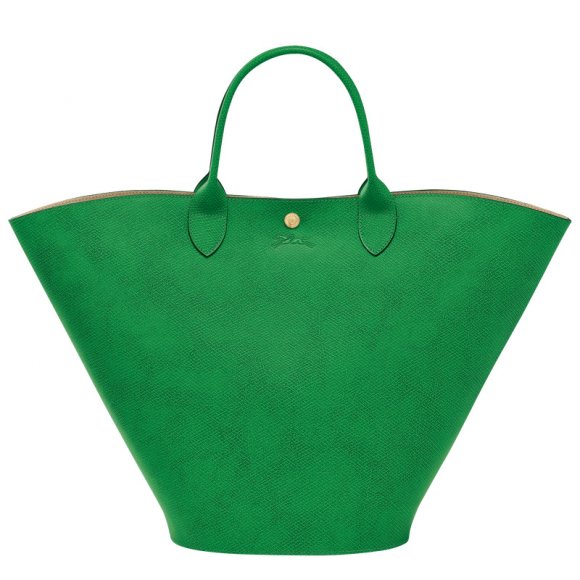 Longchamp |Pure XL Tote Bag Grün – Leder |Grün