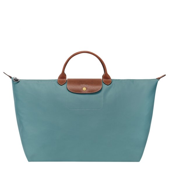 Longchamp |Le Pliage Original L Reisetasche Eukalyptus – Recyceltes Canvas |Eukalyptus
