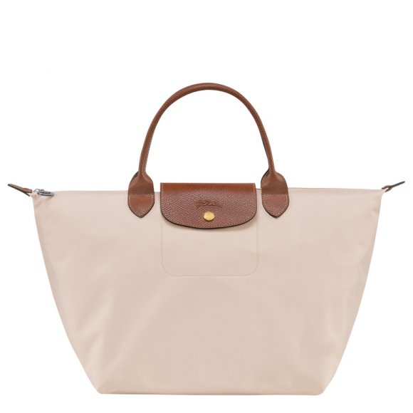 Longchamp |Le Pliage Original M Handtasche – Recyceltes Canvas |Papier