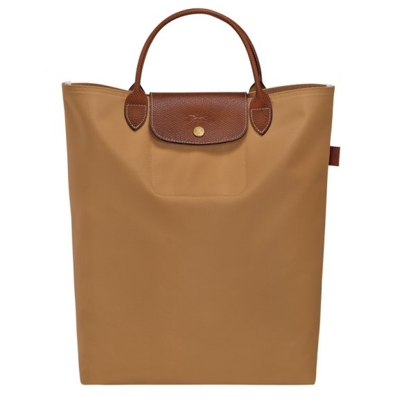 Longchamp |Le Pliage Original M Tragetasche, Rehbraun – Canvas |Rehbraun
