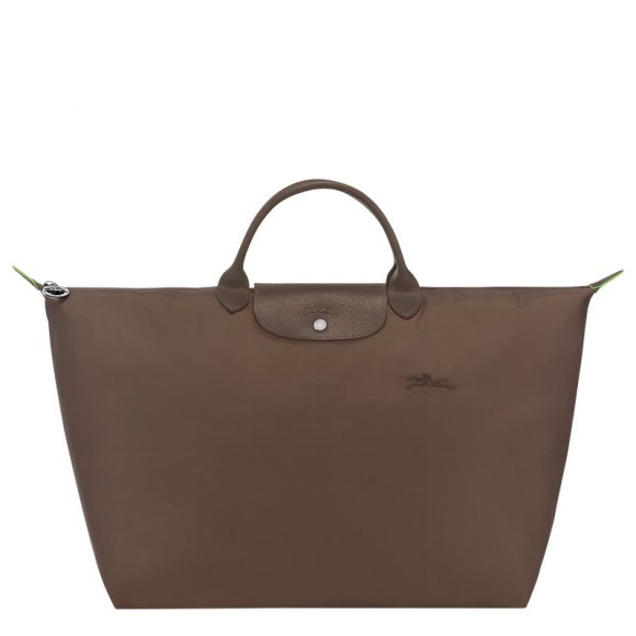 Longchamp |Le Pliage Grüne Reisetasche L Terra – Recyceltes Canvas |Terra