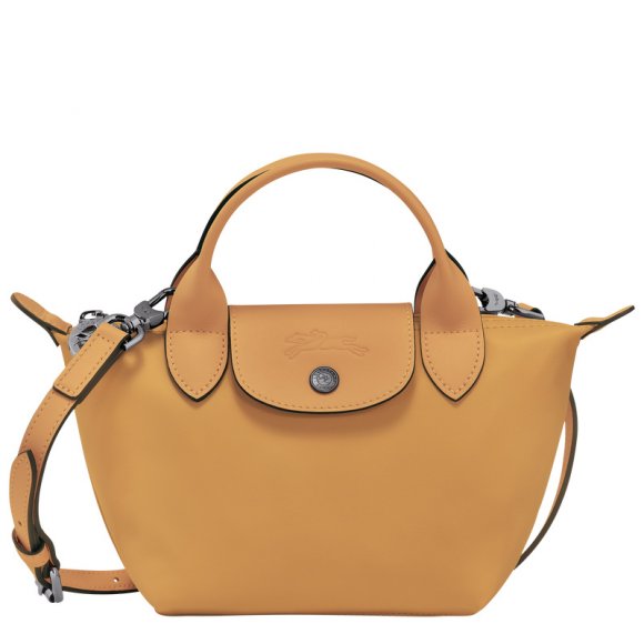 Longchamp |Le Pliage Xtra XS Handtasche Honig – Leder |Honigfarben