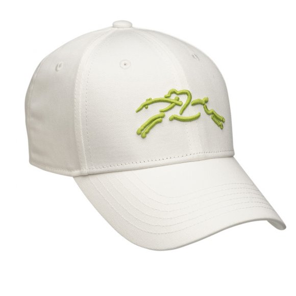 Longchamp |Solide Kappe Weiß – Bio-Baumwolle |Weiß Longchamp |Solide Kappe Weiß – Bio-Baumwolle |Weiß