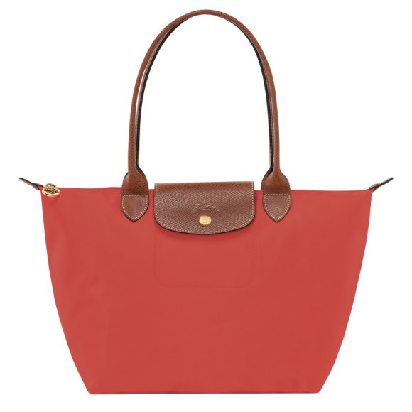Longchamp |Le Pliage Original M Tote Bag Tomate – Recyceltes Canvas |Tomate