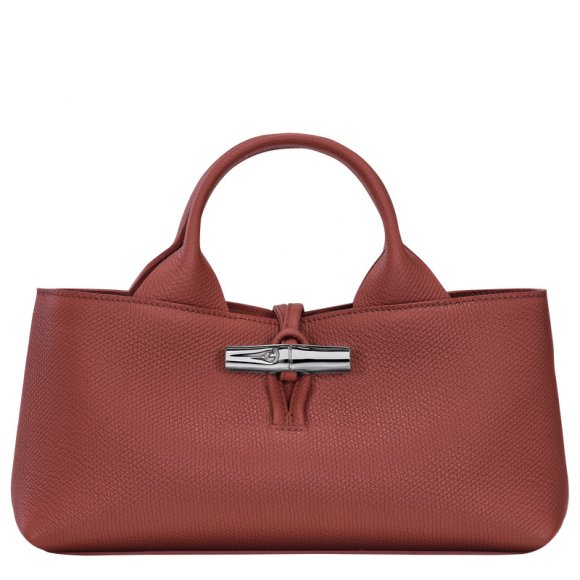 Longchamp |Le Roseau S Handtasche Kastanienbraun – Leder |Kastanienbraun
