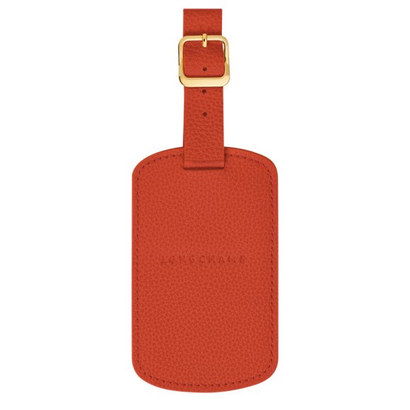 Longchamp |Le Foulonn Gepäckanhänger Paprika – Leder |Paprika