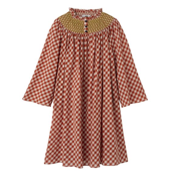 Longchamp |Kleid Bark – Vichy-Jacquard |Bark