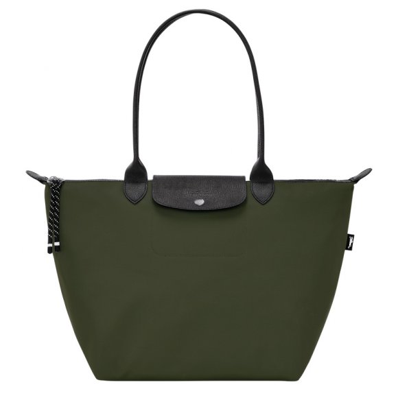 Longchamp |Le Pliage Energy L Tragetasche, Khaki – Recyceltes Canvas |Khaki