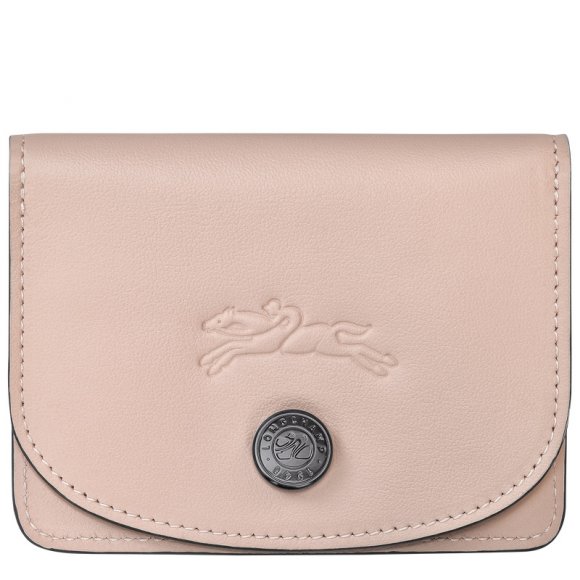 Longchamp |Le Pliage Xtra Kartenetui, Nude – Leder |Nude