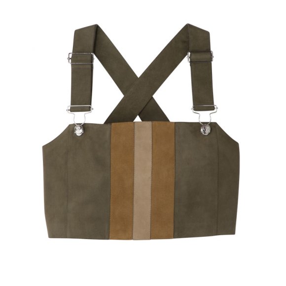 Longchamp |Top Khaki – Leder |Khaki
