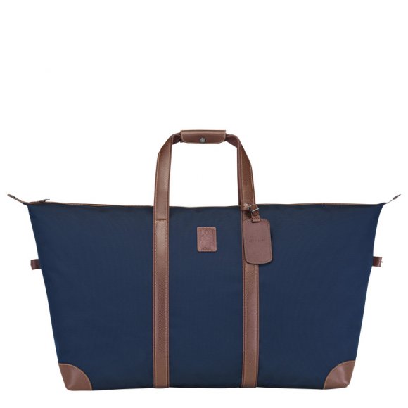 Longchamp |Boxford XL Reisetasche Blau – Recyceltes Canvas |Blau
