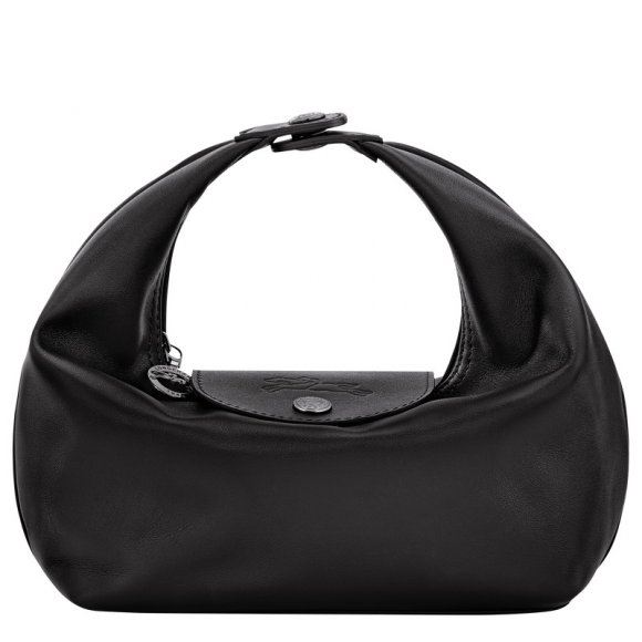 Longchamp |Le Pliage Xtra XS Handtasche Schwarz – Leder |Schwarz