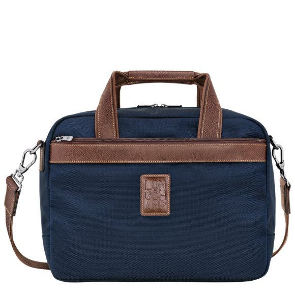 Longchamp |Boxford S Reisetasche Blau – Recyceltes Canvas |Blau