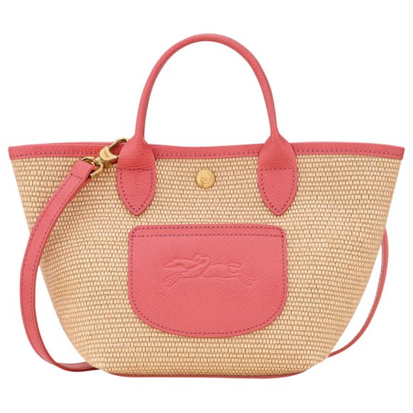 Longchamp |Le Pliage Collection XS Korbtasche, Blush – Canvas |Rouge