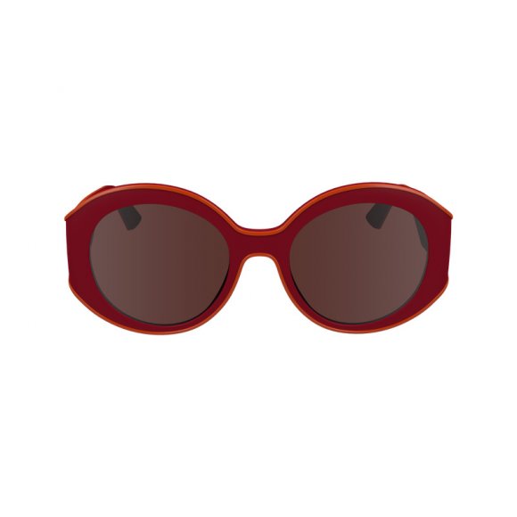 Longchamp |Sonnenbrille Rot – Pflanzenharz |Rot/Marineblau