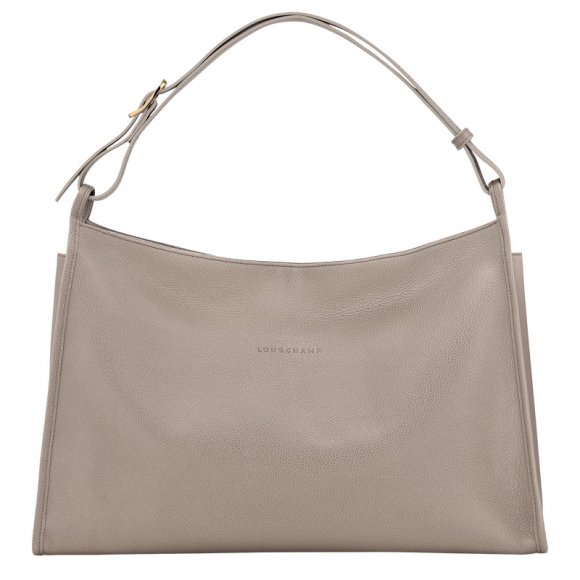 Longchamp |Le Foulonn XL Schultertasche Turteltaube – Leder |Turteltaube