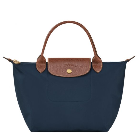 Longchamp |Le Pliage Original S Handtasche, Marineblau – Recyceltes Canvas |Marineblau