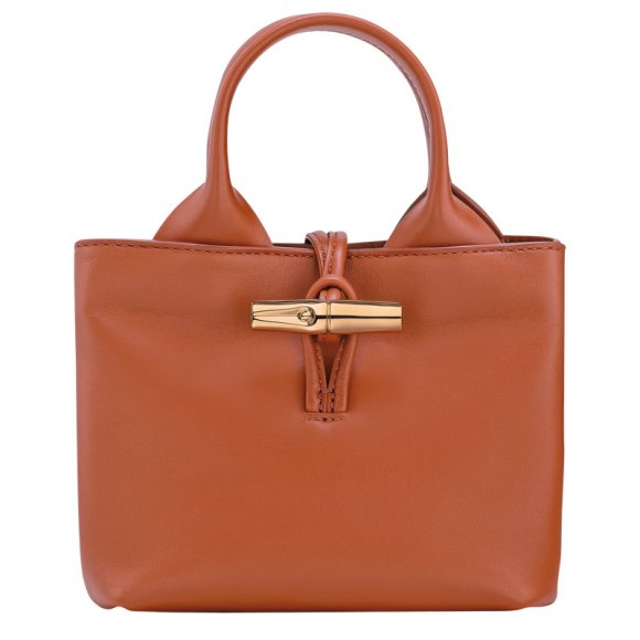 Longchamp |Le Roseau XS Handtasche Bark – Leder |Rinde