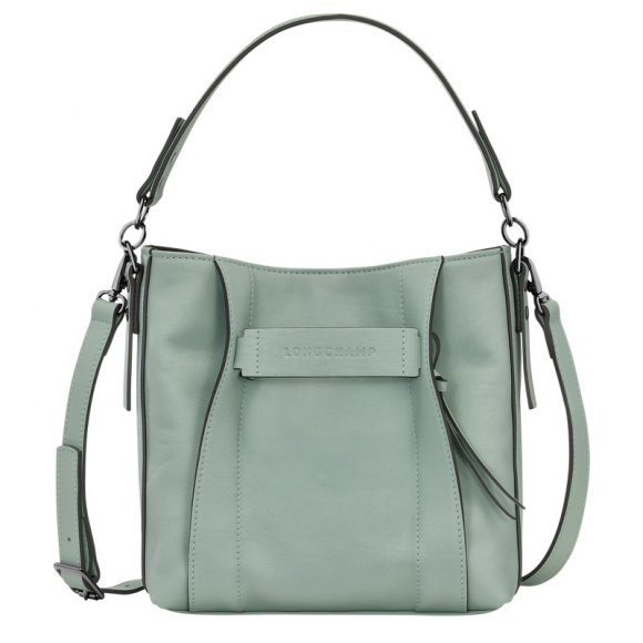 Longchamp |3D S Umhängetasche, Eisenkraut – Leder |Eisenkraut