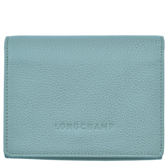 Longchamp |Le Foulonn Geldbörse Eukalyptus – Leder |Eukalyptus