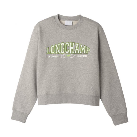 Longchamp |Sweatshirt Grau – Jersey |Grau