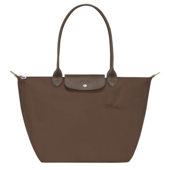Longchamp |Le Pliage Green L Tragetasche Terra – Recyceltes Canvas |Terra