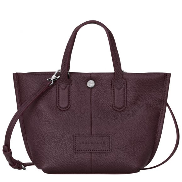 Longchamp |Essential XS Handtasche Aubergine – Leder |Aubergine Longchamp |Essential XS Handtasche Aubergine – Leder |Aubergine