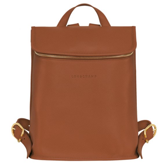 Longchamp |Le Foulonn Rucksack Karamell – Leder |Karamell