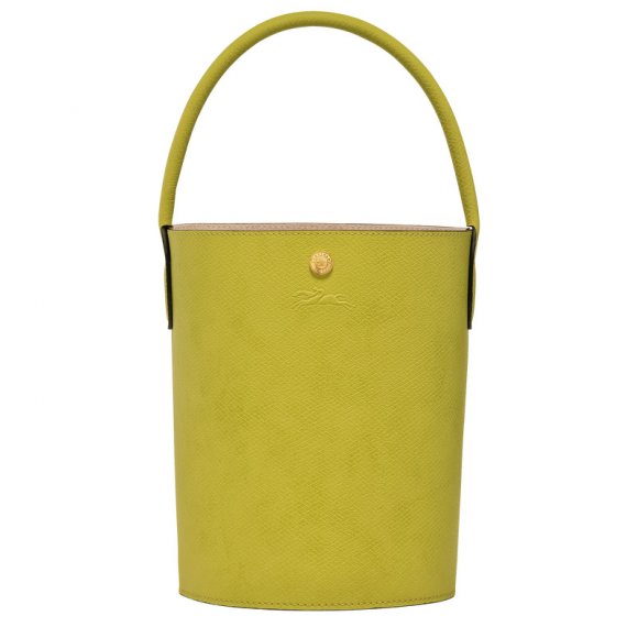 Longchamp |Pure S Beuteltasche Kiwigrün – Leder |Kiwigrün