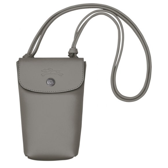 Longchamp |Le Pliage Xtra Handyhülle mit Lederband Turteltaube - Leder |Turteltaube